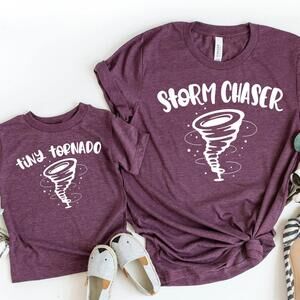 Matching Family Shirt Storm Chaser Tiny Tornado Set